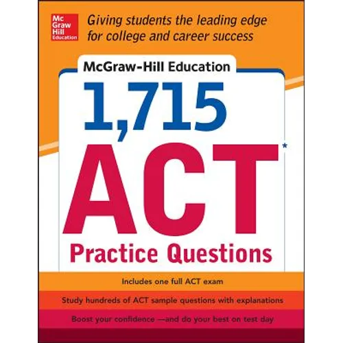 McGraw-Hill Education 1,715 ACT Practice Questions - Paperback