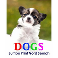Dogs Jumbo Print Word Search - Paperback