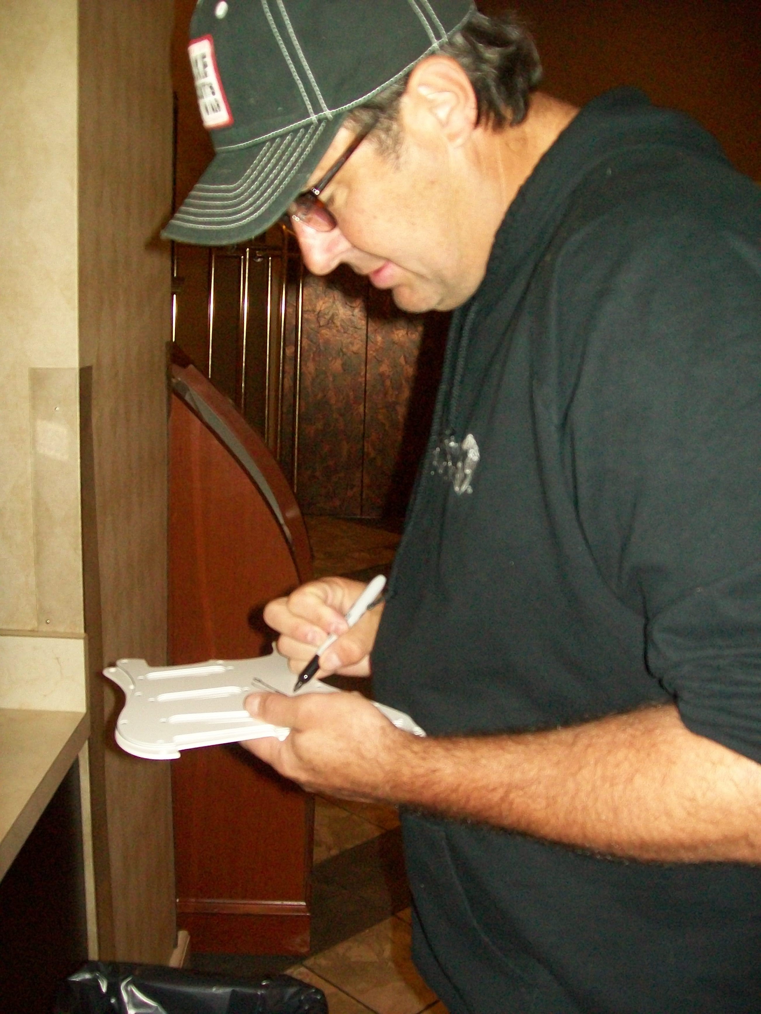 Vince Gill Signed Autographed Live Studio Microphone Graphics Photo Guitar ACOA