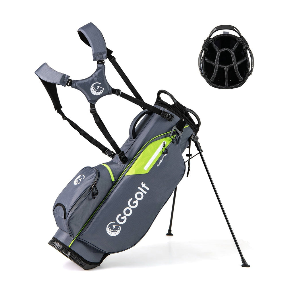 Golf Stand Bag Lightweight Golf Bag with 8 Way Top Dividers and 5 Zippered Pockets