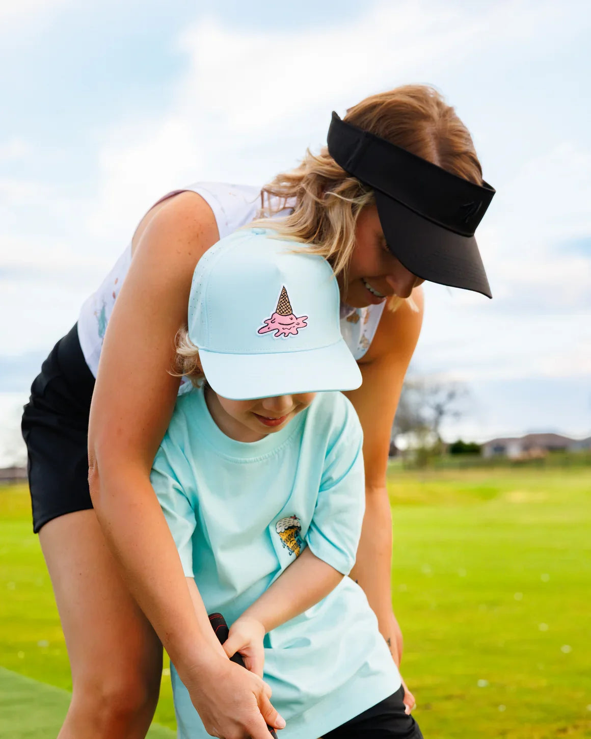 Waggle Original Snapback Hat - Scoops and Swings (Youth)