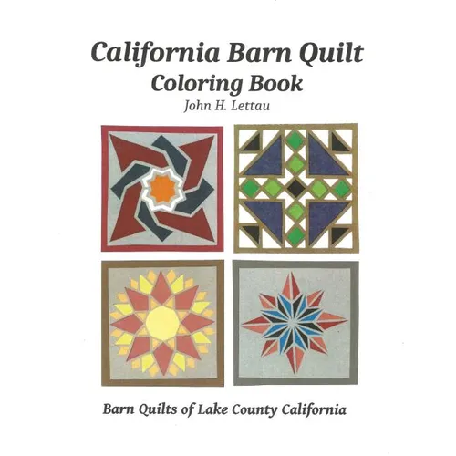 California Barn Quilt Coloring Book - Paperback