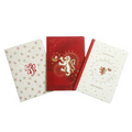 Harry Potter: Gryffindor Constellation Sewn Notebook Collection (Set of 3) - Paperback