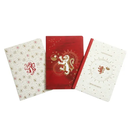 Harry Potter: Gryffindor Constellation Sewn Notebook Collection (Set of 3) - Paperback