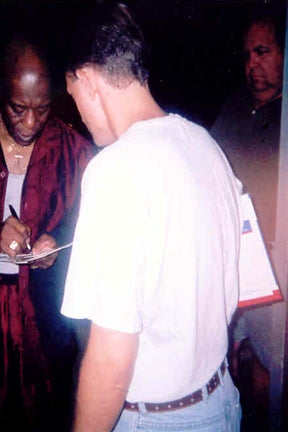 Buddy Guy Signed Cherry Sunburst Fender Stratocaster Guitar ACOA