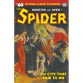 The Spider #60: The City That Paid to Die - Paperback