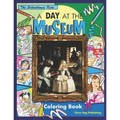 A Day At The Museum Coloring Book - Paperback
