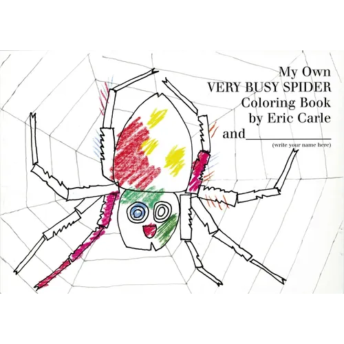 My Own Very Busy Spider Coloring Book - Paperback