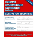 Cursive Handwriting Workbook For Teens: Cursive for Beginners (112 pages of exercises with letters, words and sentences. Tracing Letters A-Z/a-z inclu - Paperback