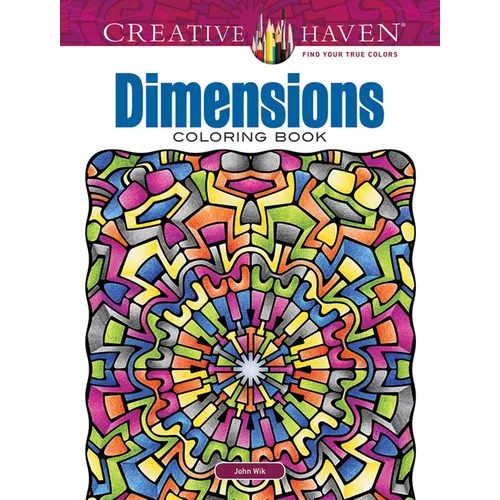 Creative Haven Dimensions Coloring Book - Paperback