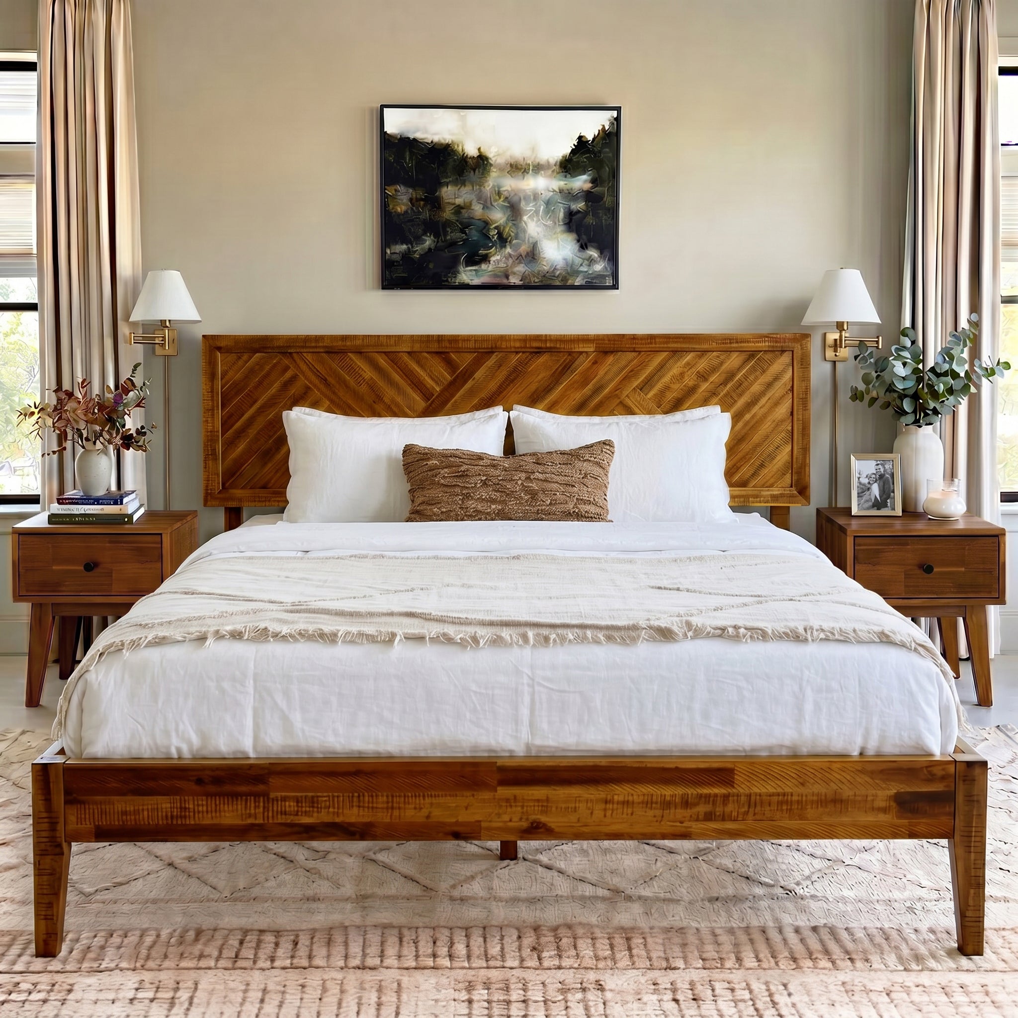 Sierra Solid Wood Bed Frame