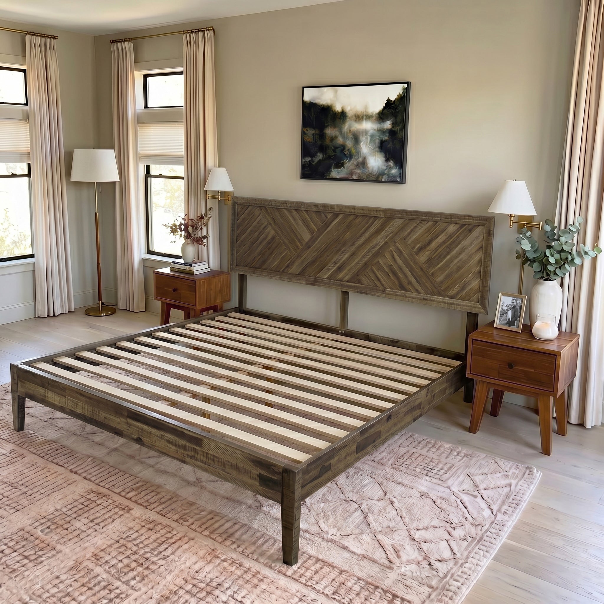 Sierra Solid Wood Bed Frame