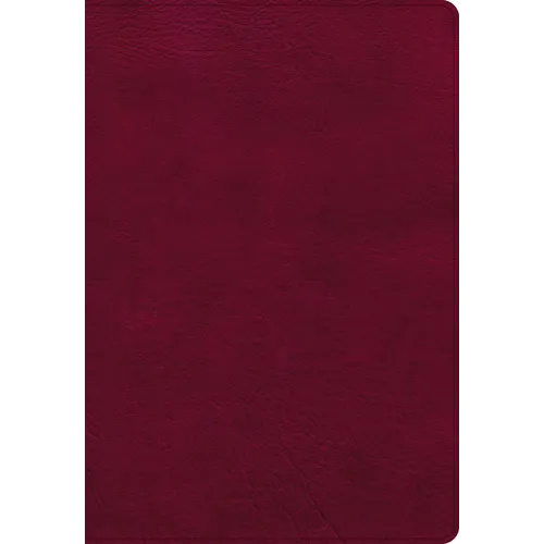 NASB Super Giant Print Reference Bible, Burgundy Leathertouch, Indexed - Imitation Leather