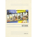 Vintage Lined Notebook Greetings from Bentonville - Paperback