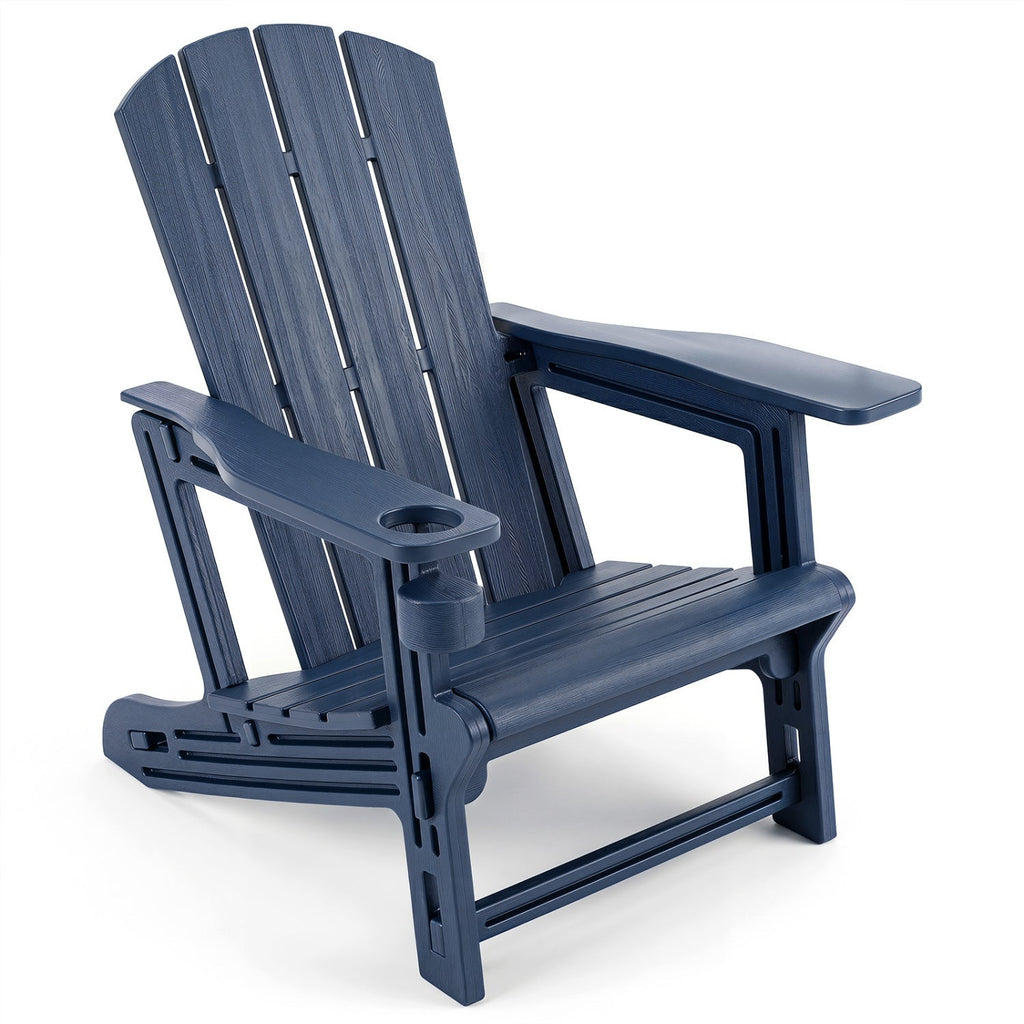 HDPE Adirondack Chair with Realistic Wood Grain