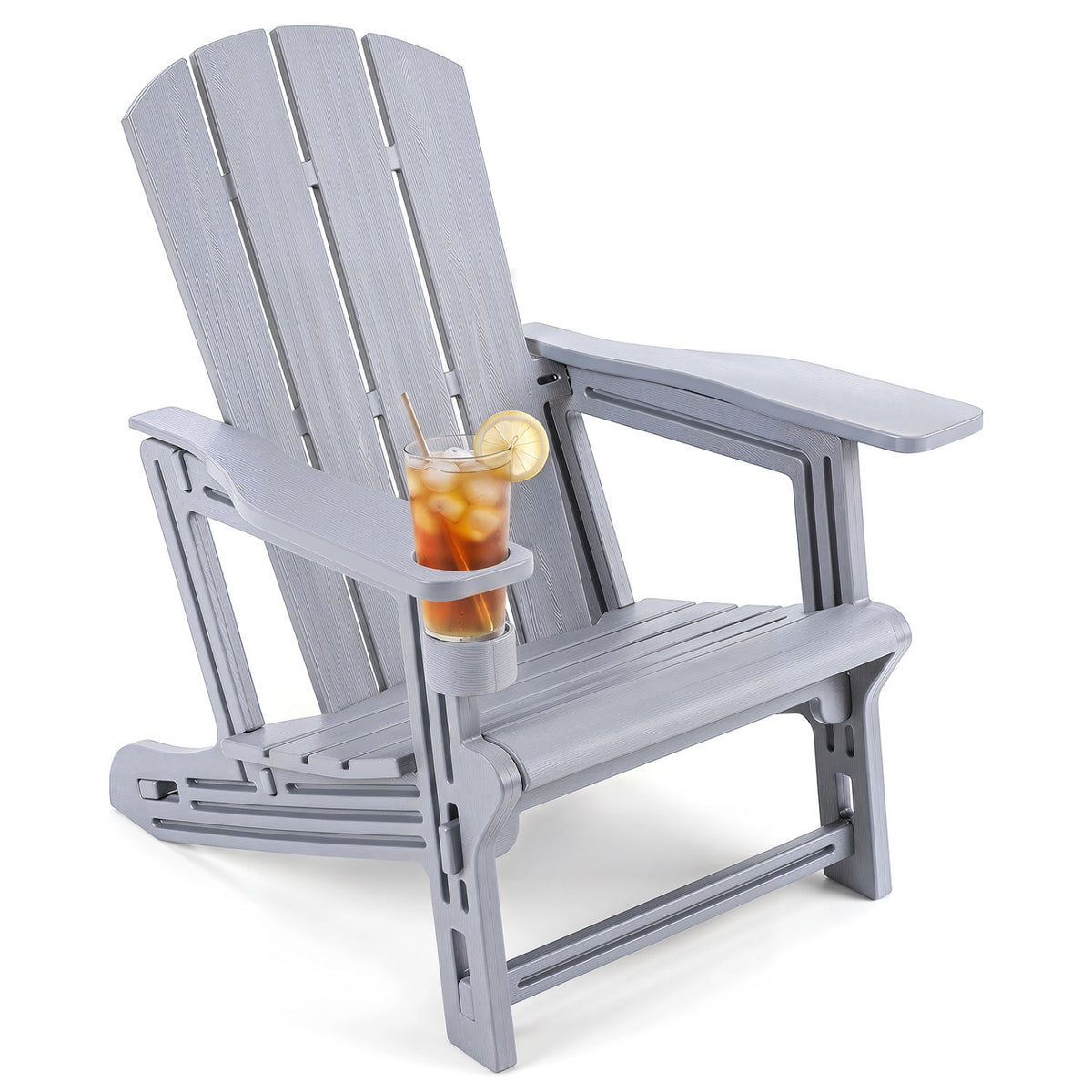 HDPE Adirondack Chair with Realistic Wood Grain
