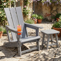 Adirondack Chair with Cup Holder - HDPE Outdoor Seating