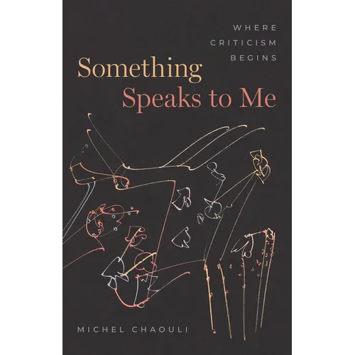 Something Speaks to Me: Where Criticism Begins - Hardcover