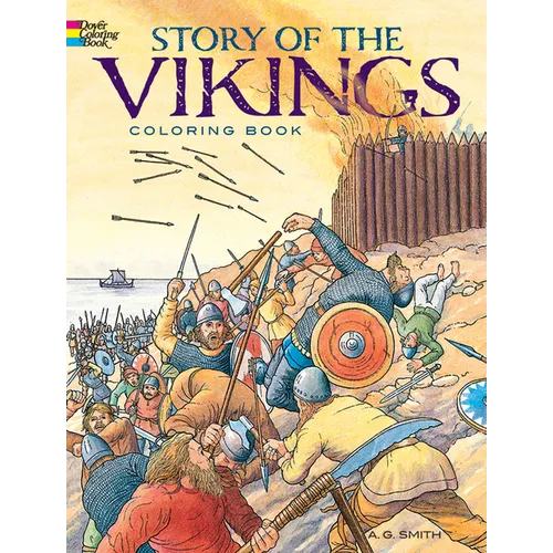 Story of the Vikings Coloring Book - Paperback