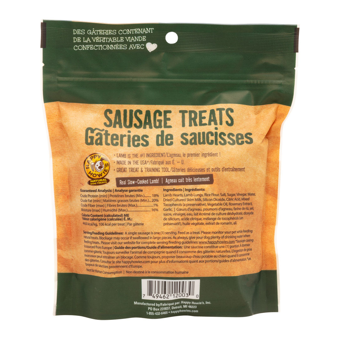 Happy Howie's Lamb Sausage Bakers Dozen 4in (8oz)