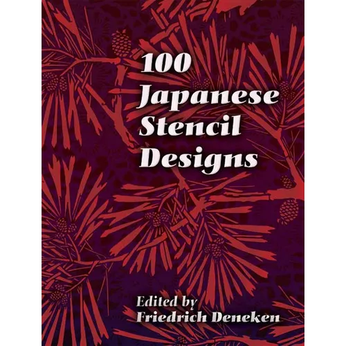 100 Japanese Stencil Designs - Paperback