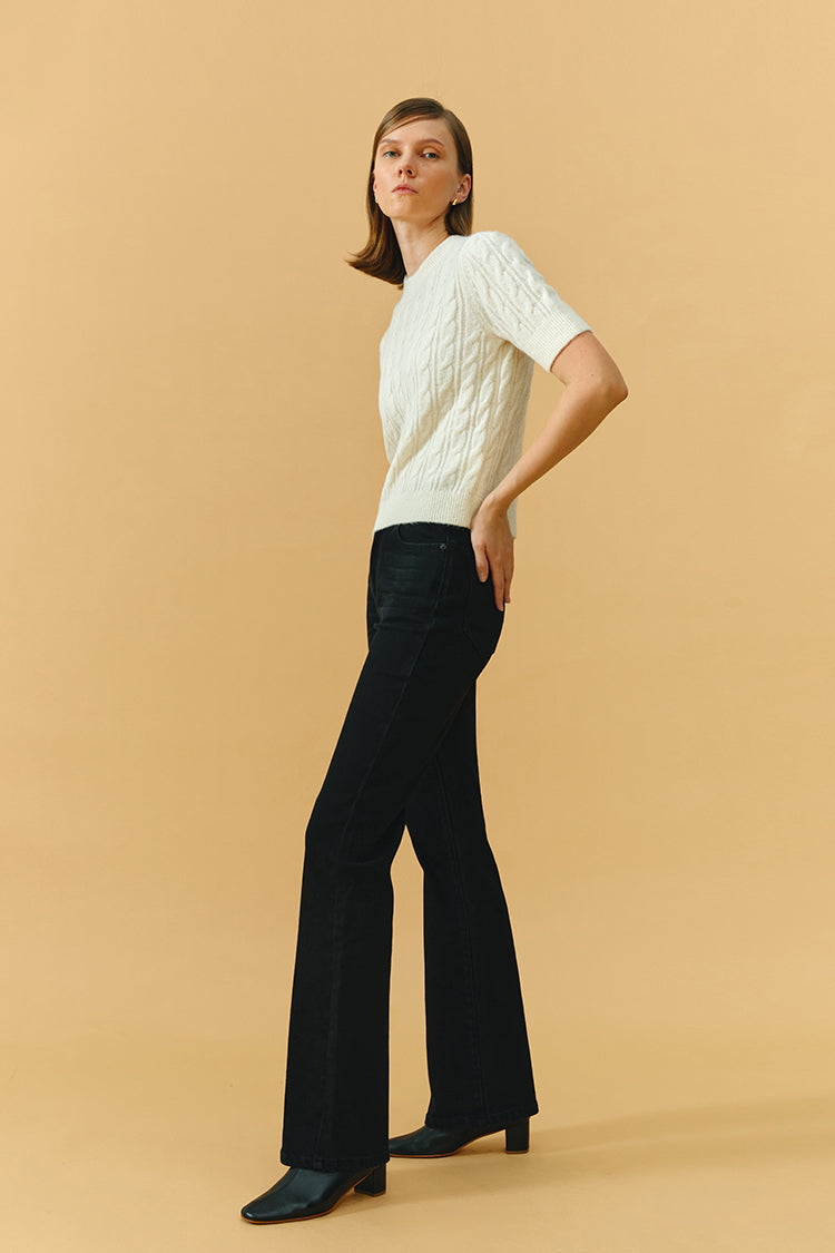 Barbara High Rise Bootcut Jeans HJ004