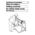 How to Make a Folding Machine for Sheet Metal Work - Paperback
