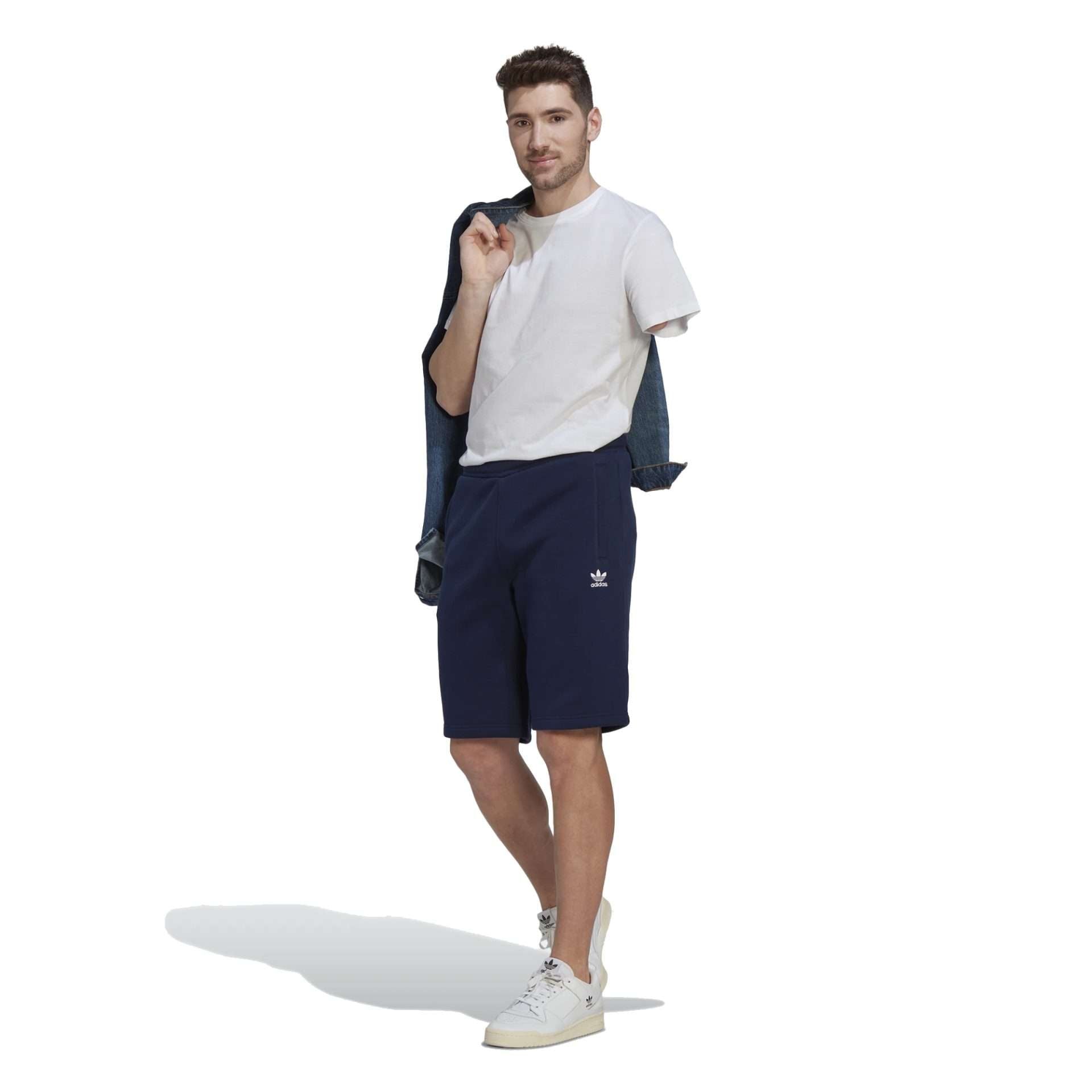 adidas MEN'S ADICOLOR ESSENTIALS TREFOIL SHORTS -Night Indigo