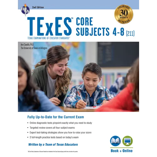 TExES Core Subjects 4-8 (211) Study Guide 2025-2026 - Paperback