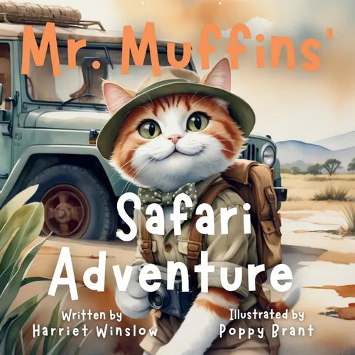 Mr. Muffins' Safari Adventure: A Rhyming Picture Book for Kids 6-8 - Join an Adventurous Cat on a Wildlife Trip! 5-Minute Story Perfect for Bedtime + - Paperback