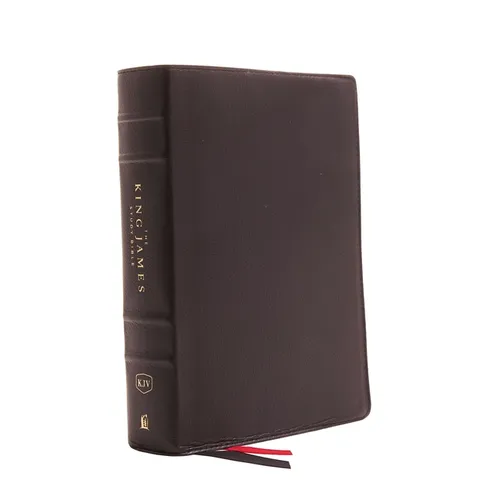 The King James Study Bible, Genuine Leather, Black, Full-Color Edition - Leather