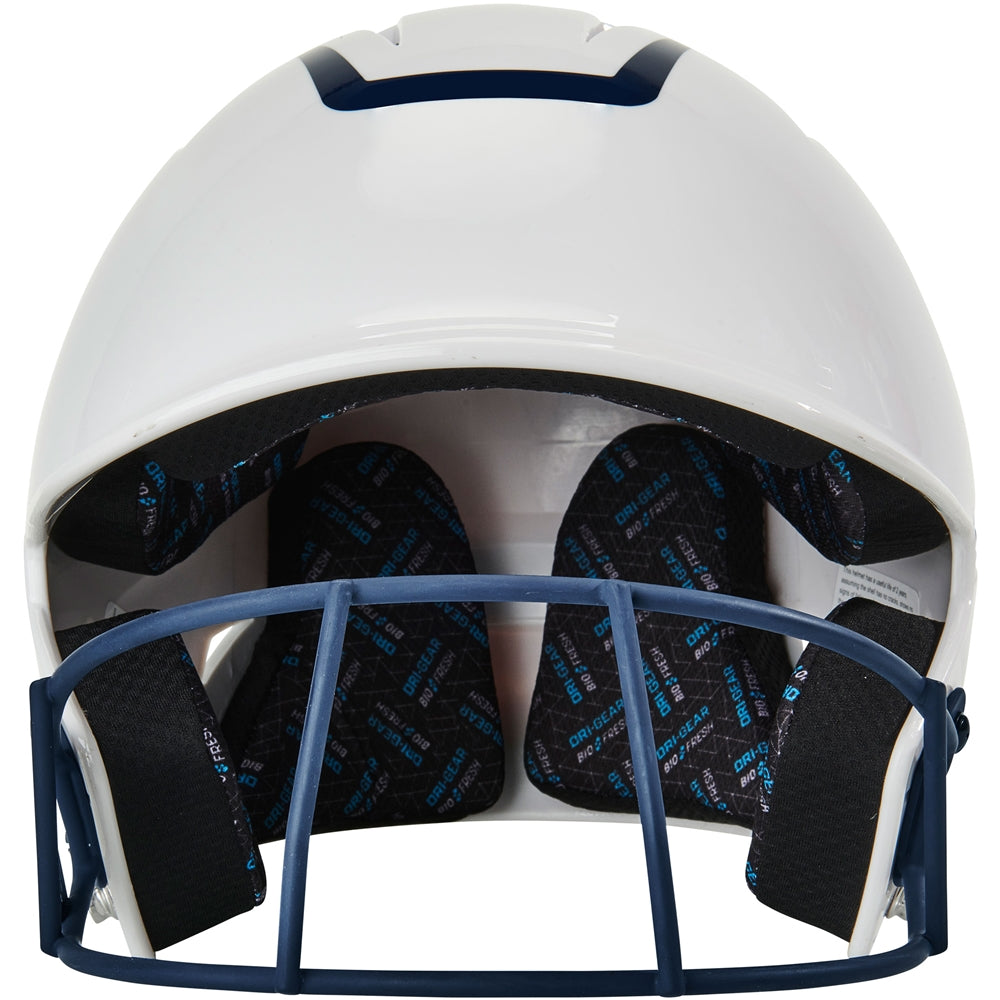 TWO-TONE SOFTBALL HELMET W/MASK