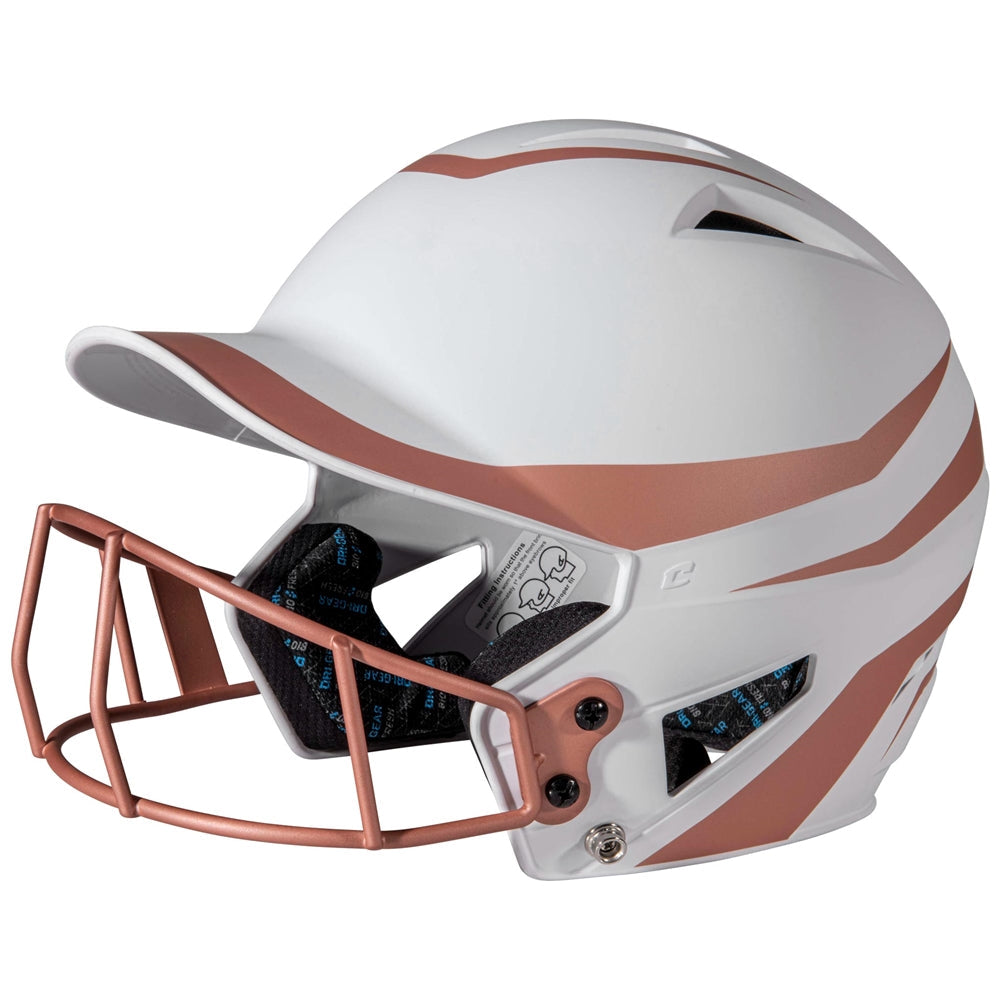 CHAMPRO FASTPITCH HX RISE LEGEND BATTING HELMET WITH FACE MASK