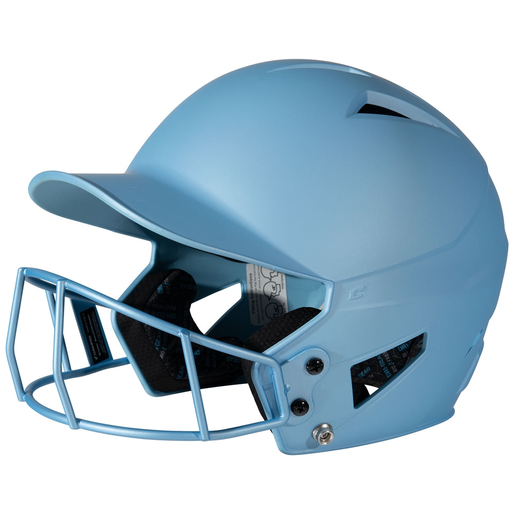 HX MATTE SOFTBALL HELMET W/FACEMASK
