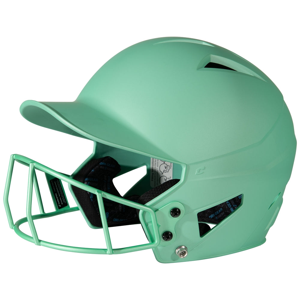 HX MATTE SOFTBALL HELMET W/FACEMASK