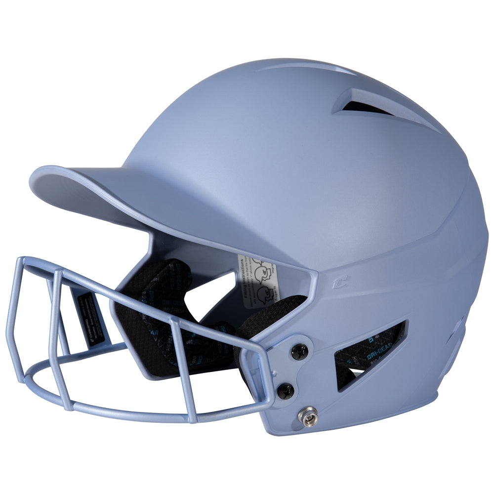 HX MATTE SOFTBALL HELMET W/FACEMASK