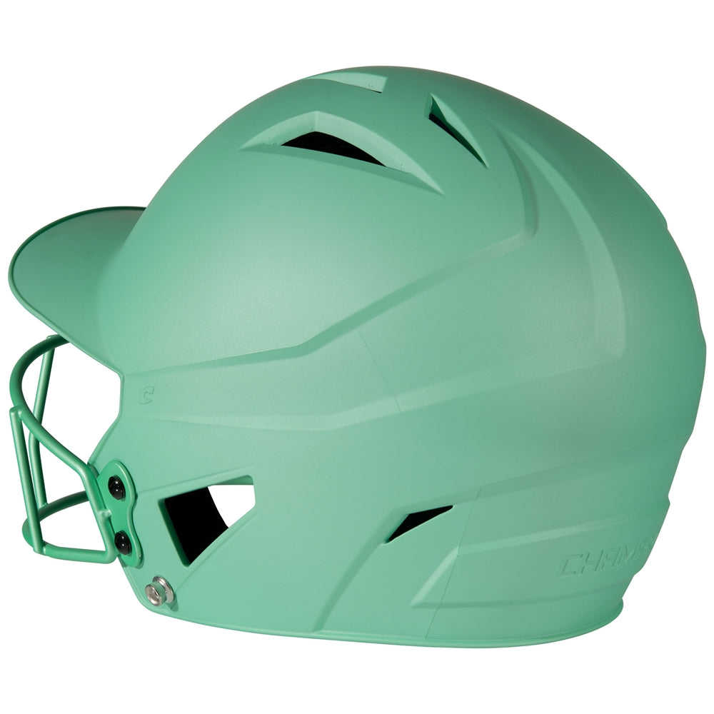 HX MATTE SOFTBALL HELMET W/FACEMASK