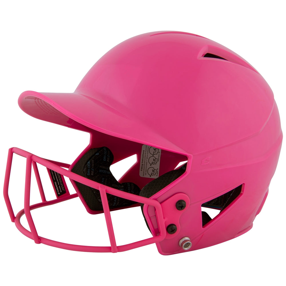 UNCOATED HX SOFTBALL HELMET W/MASK
