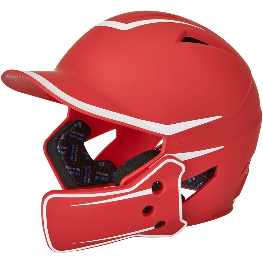 CHAMPRO BASEBALL HX LEGEND PLUS 2-TONE BSBLL HELMET WITH FLAP