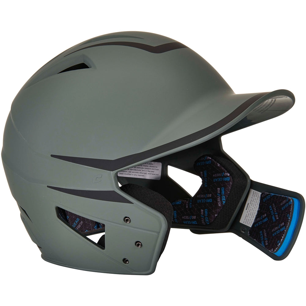CHAMPRO BASEBALL HX LEGEND PLUS 2-TONE BSBLL HELMET WITH FLAP