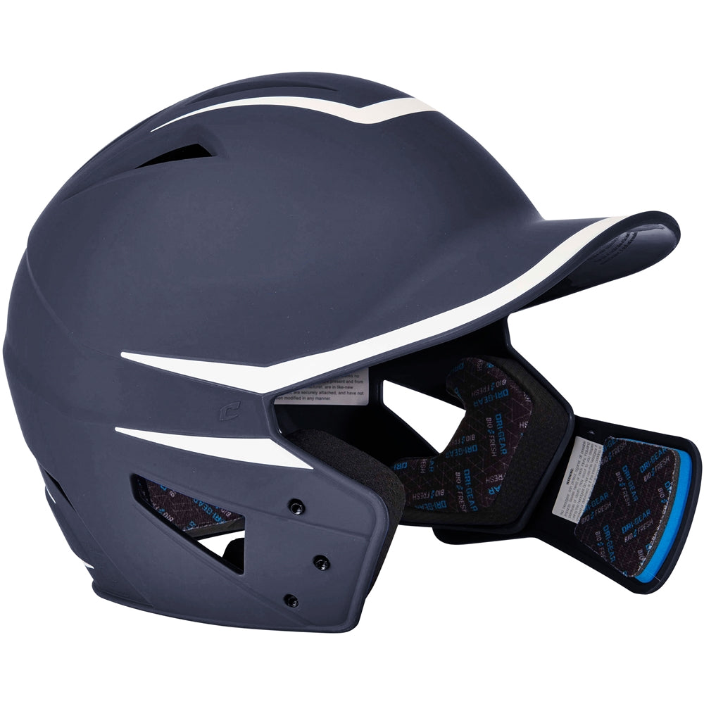 CHAMPRO BASEBALL HX LEGEND PLUS 2-TONE BSBLL HELMET WITH FLAP