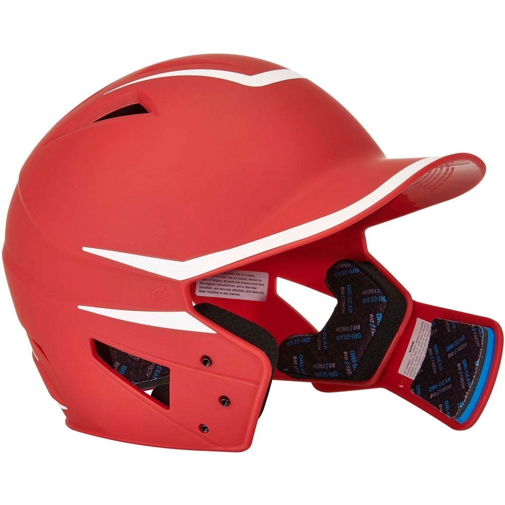 CHAMPRO BASEBALL HX LEGEND PLUS 2-TONE BSBLL HELMET WITH FLAP