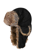 Sakkas Unisex Trooper Trapper Ushanka Hat Faux Fur Lined w / Ear Flaps Warm Russian Aviator Windproof Cold Weather Outdoors