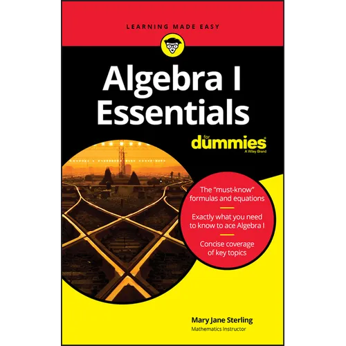 Algebra I Essentials for Dummies - Paperback