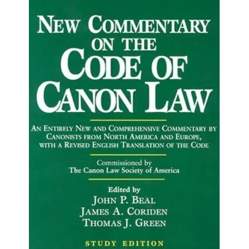New Commentary on the Code of Canon Law (Study Edition) - Paperback