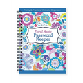 Floral Magic Password Keeper: Pretty & Practical Website Organizer - Spiral