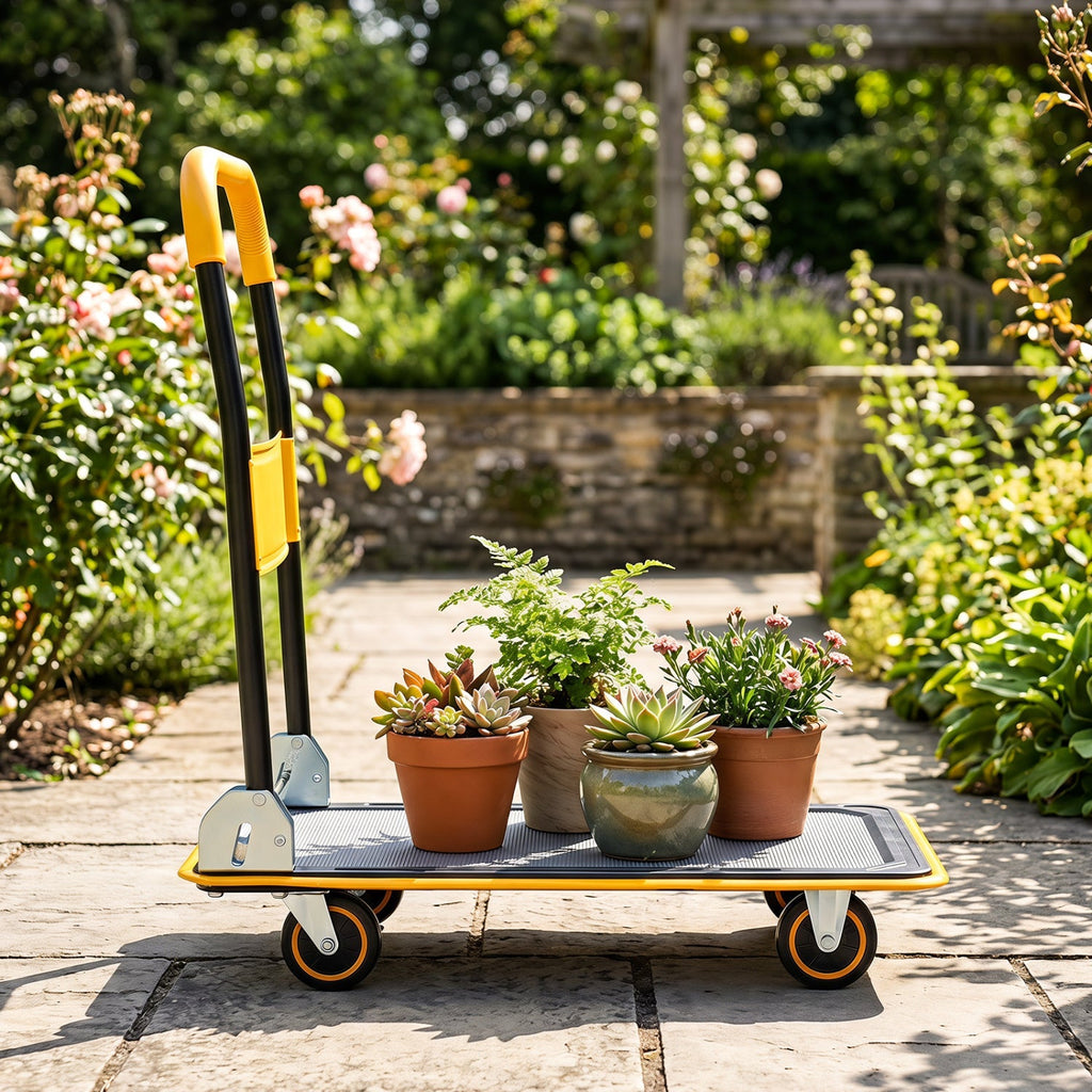 Foldable Push Cart Dolly with 560 lbs Capacity