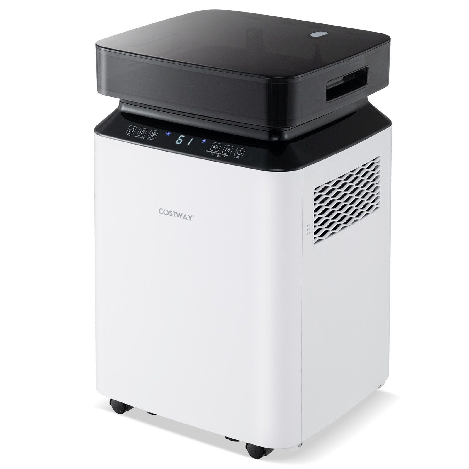 70/90 Pint 4500/6000 Sq. Ft Dehumidifier with Continuous and Auto Mode