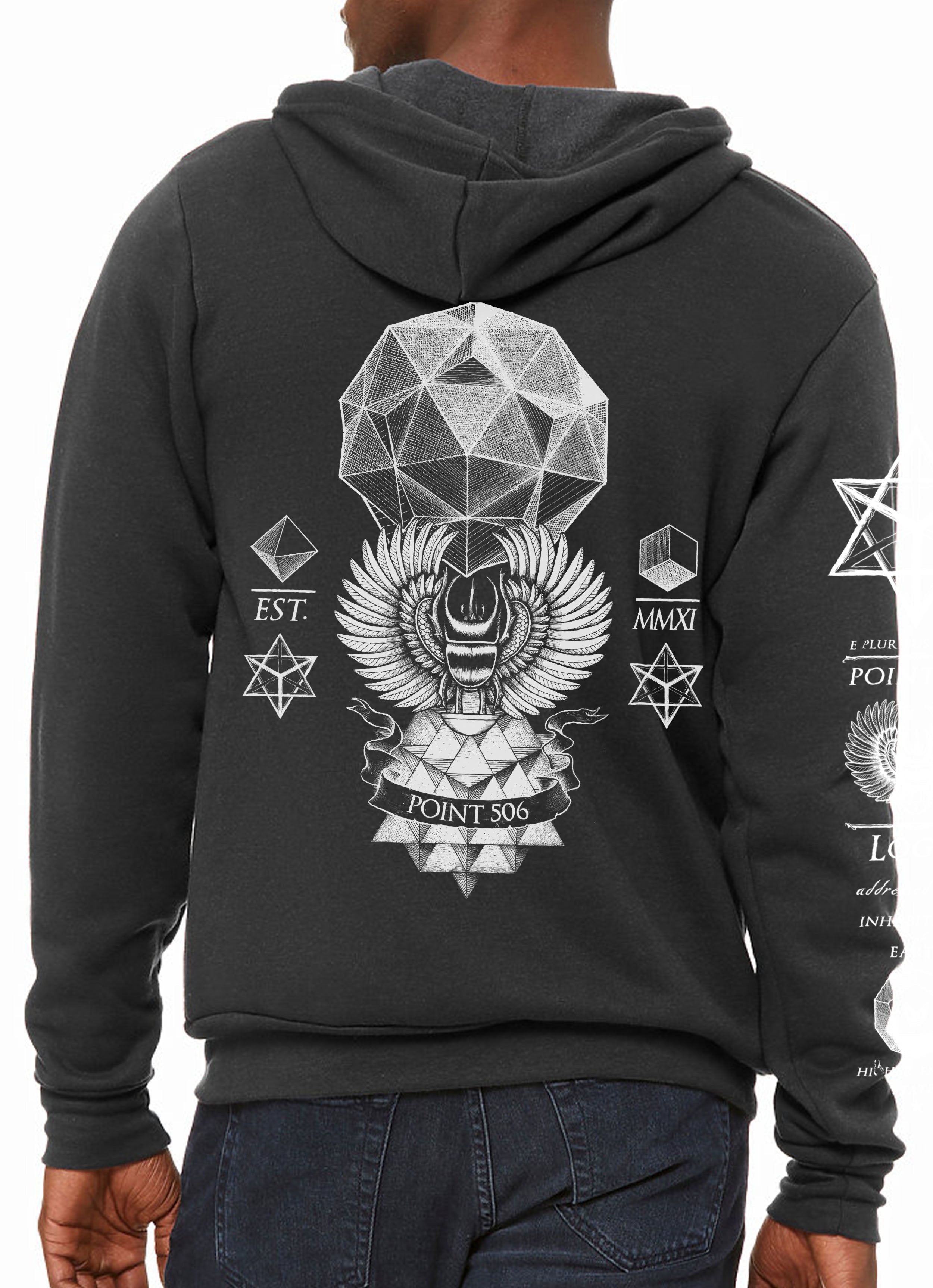 Sacred Geometry Merkaba Hoodie