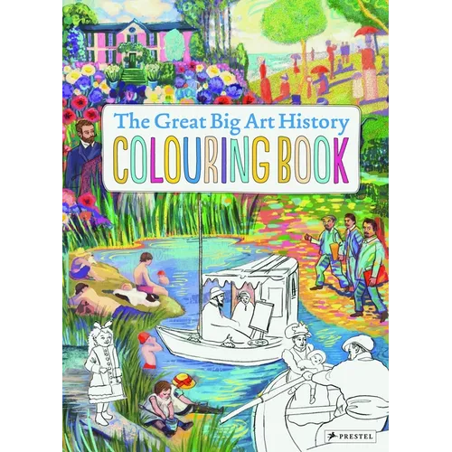The Great Big Art History Colouring Book - Paperback